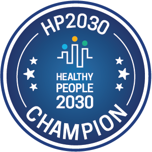 Healthy People Champion Badge 2030