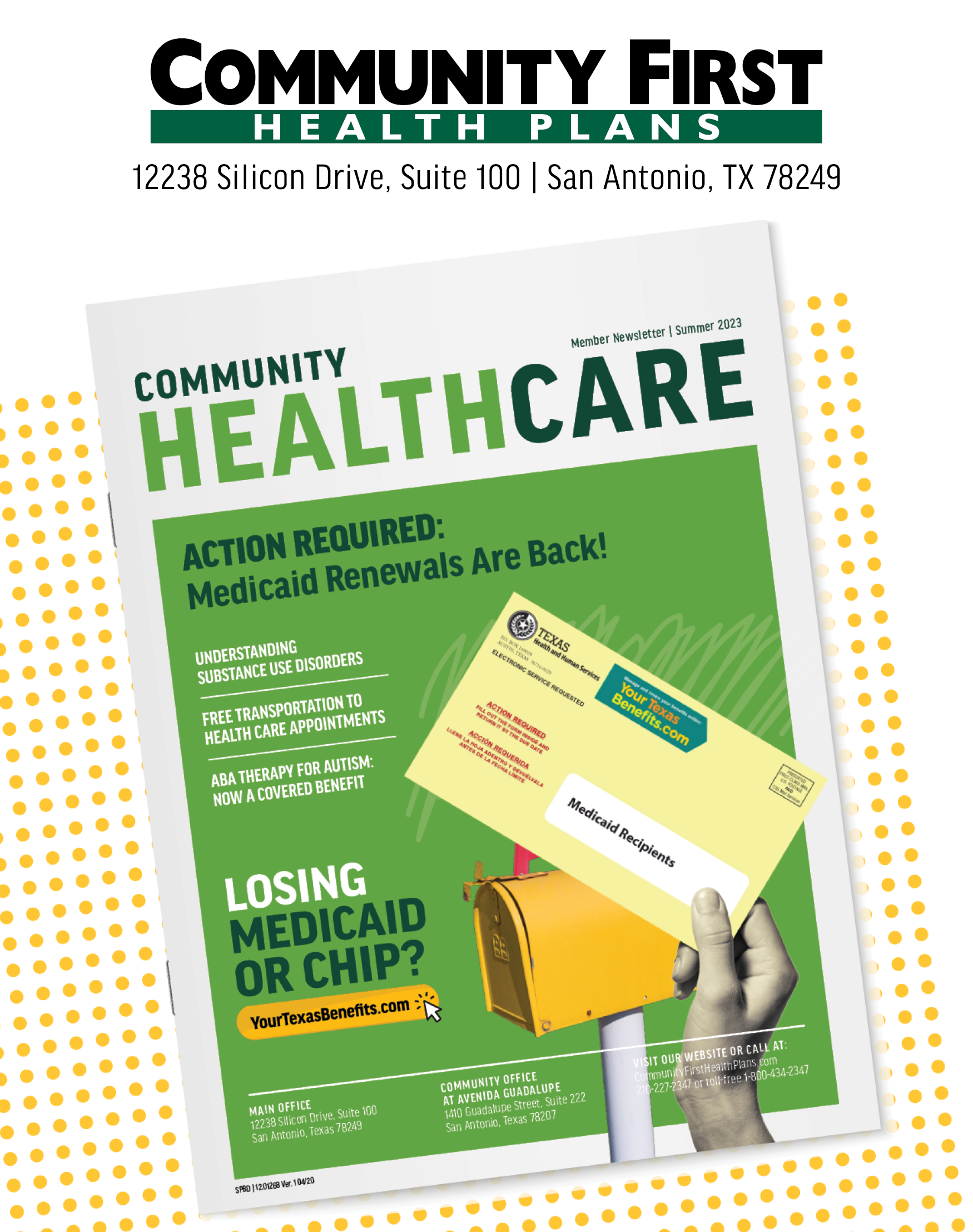 Member Newsletter Community First Health Plans