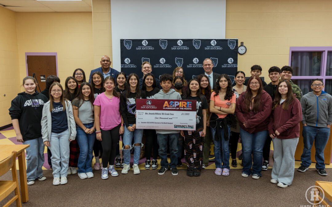 Community First Outreach in Action: ASPIRE Classroom of the Month Awards